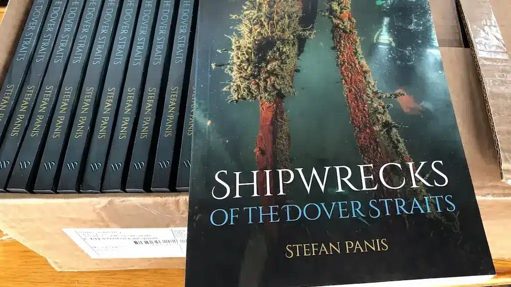 In Dover's Cullins Yard, skipper Chris Webb and author-diver Stefan Panis reflect on wrecks, memory and the making of Shipwrecks of the Dover Straits.